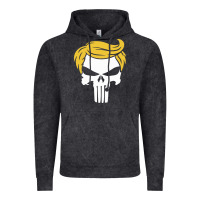 Vintage Black trump skull Vintage Hoodie - linhVisuals