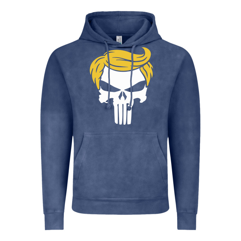Trump Skull Vintage Hoodie by linhVisuals | Teevron