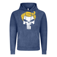 Vintage Denim trump skull Vintage Hoodie - linhVisuals