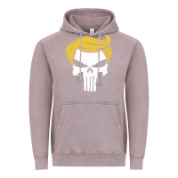 Vintage Zinc trump skull Vintage Hoodie - linhVisuals