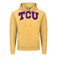 Vintage Mustard Texas Christian University Vintage Hoodie - linhVisuals