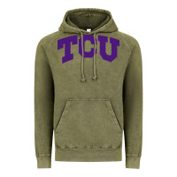 Vintage Olive Texas Christian University Vintage Hoodie - linhVisuals