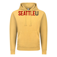Vintage Mustard Seattle University Vintage Hoodie - linhVisuals