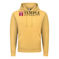 Vintage Mustard Temple University Vintage Hoodie - linhVisuals