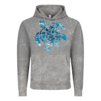 Cloud Rock ocean sea turtle Vintage Hoodie - linhVisuals