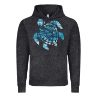 Vintage Black ocean sea turtle Vintage Hoodie - linhVisuals