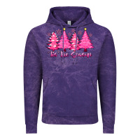 Cloud Purple Tis the Season Pink Trees Vintage Hoodie - CowhideDigitalArt