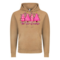 Vintage Camel Tis the Season Pink Trees Vintage Hoodie - CowhideDigitalArt