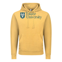 Vintage Mustard Tulane University Vintage Hoodie - linhVisuals
