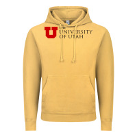 Vintage Mustard The University of Utah Vintage Hoodie - linhVisuals
