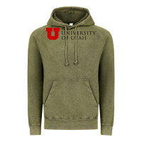 Vintage Olive The University of Utah Vintage Hoodie - linhVisuals