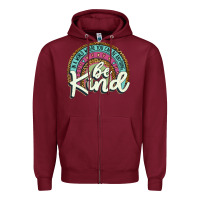 Burgundy be kind   leopard Zipper Hoodie - JahusDesignShop