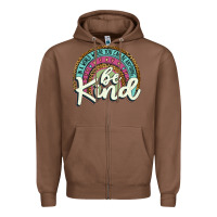 Chestnut be kind   leopard Zipper Hoodie - JahusDesignShop