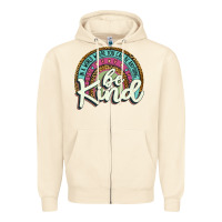 Sandshell be kind   leopard Zipper Hoodie - JahusDesignShop