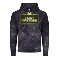 Cloud Black front toward enemy distressed claymore mine military Vintage Hoodie - linhVisuals