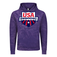 Cloud Purple swimming team Vintage Hoodie - linhVisuals