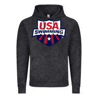 Vintage Black swimming team Vintage Hoodie - linhVisuals