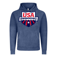 Vintage Denim swimming team Vintage Hoodie - linhVisuals