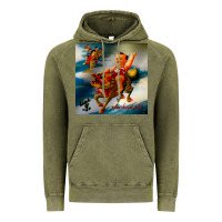 Vintage Olive stone temple pilot stp 3 Vintage Hoodie - linhVisuals