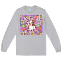 Moon Dust Easter Bunny Long Sleeve Tee - CowhideDigitalArt