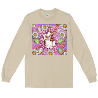Mushroom Easter Bunny Long Sleeve Tee - CowhideDigitalArt