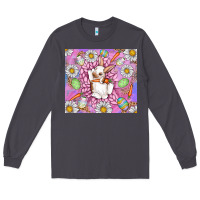 Smoke Easter Bunny Long Sleeve Tee - CowhideDigitalArt
