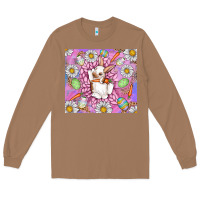 Toasted Coconut Easter Bunny Long Sleeve Tee - CowhideDigitalArt