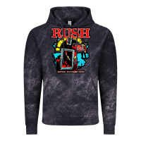 Cloud Black RUSH MUSIC Vintage Hoodie - linhVisuals