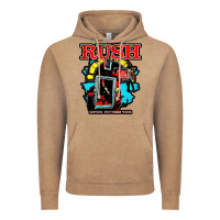 Vintage Coffee RUSH MUSIC Vintage Hoodie - linhVisuals
