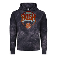 Cloud Black RUSH TOUR Vintage Hoodie - linhVisuals