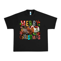 Black Merry christmas chickens Urban Heavy Tee - FaDigitalArtStudio