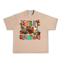 Burro Merry christmas chickens Urban Heavy Tee - FaDigitalArtStudio