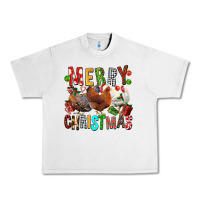 Lunar Rock Merry christmas chickens Urban Heavy Tee - FaDigitalArtStudio