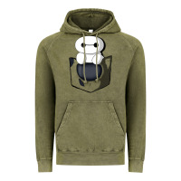 Vintage Olive baymax in pocket [tb] Vintage Hoodie - linhVisuals