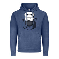 Vintage Denim baymax in pocket [tb] Vintage Hoodie - linhVisuals