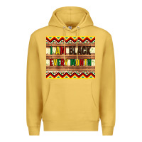 Antique Gold i am black every month Premium Hoodie - Artiststas