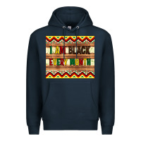 Navy i am black every month Premium Hoodie - Artiststas