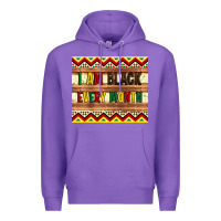 Purple i am black every month Premium Hoodie - Artiststas
