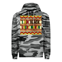 Slate Camo i am black every month Premium Hoodie - Artiststas