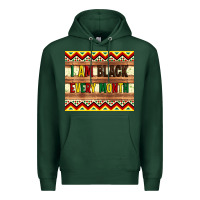 Sports Green i am black every month Premium Hoodie - Artiststas