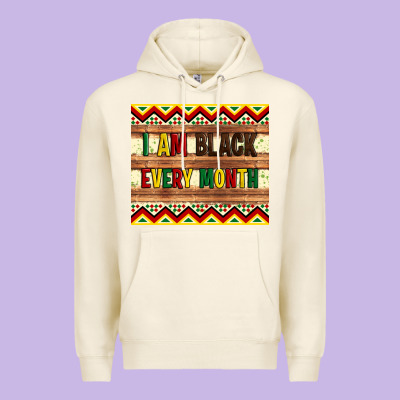 I Am Black Every Month Premium Hoodie Designed By Artiststas