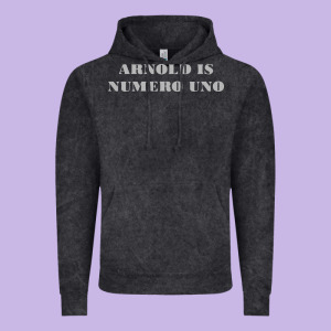 Arnold Is Numero Uno Vintage Hoodie Designed By Linhvisuals