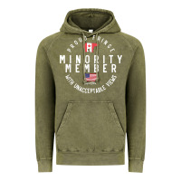 Vintage Olive proud member of small fringe minority with unacceptable view t shirt Vintage Hoodie - linhVisuals