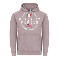 Vintage Zinc proud member of small fringe minority with unacceptable view t shirt Vintage Hoodie - linhVisuals