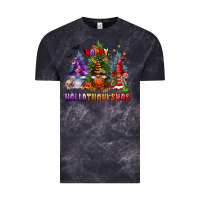 Cloud Black happy hallothanksmas Vintage Tee - FaDigitalArtStudio