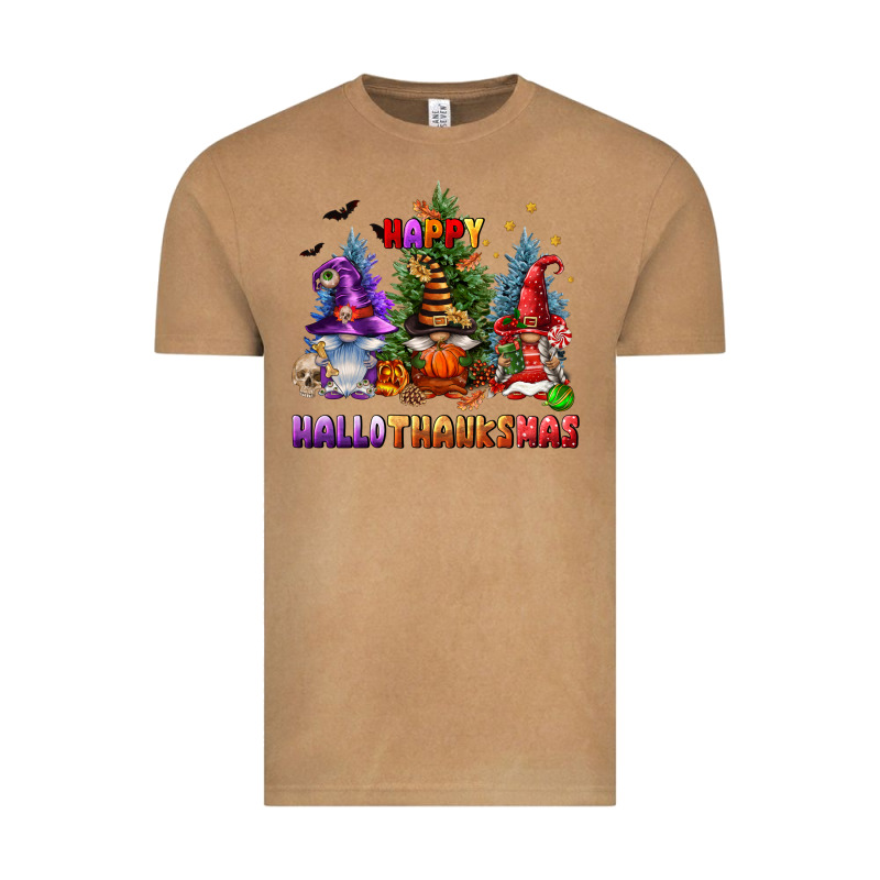 Happy Hallothanksmas Vintage Tee by FaDigitalArtStudio | Teevron