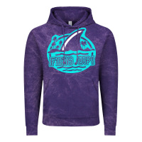Cloud Purple fins up ocean Vintage Hoodie - linhVisuals