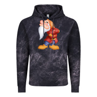 Cloud Black grumpy dopey dwarf Vintage Hoodie - linhVisuals