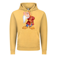 Vintage Mustard grumpy dopey dwarf Vintage Hoodie - linhVisuals