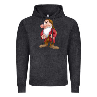 Vintage Black grumpy dopey dwarf Vintage Hoodie - linhVisuals